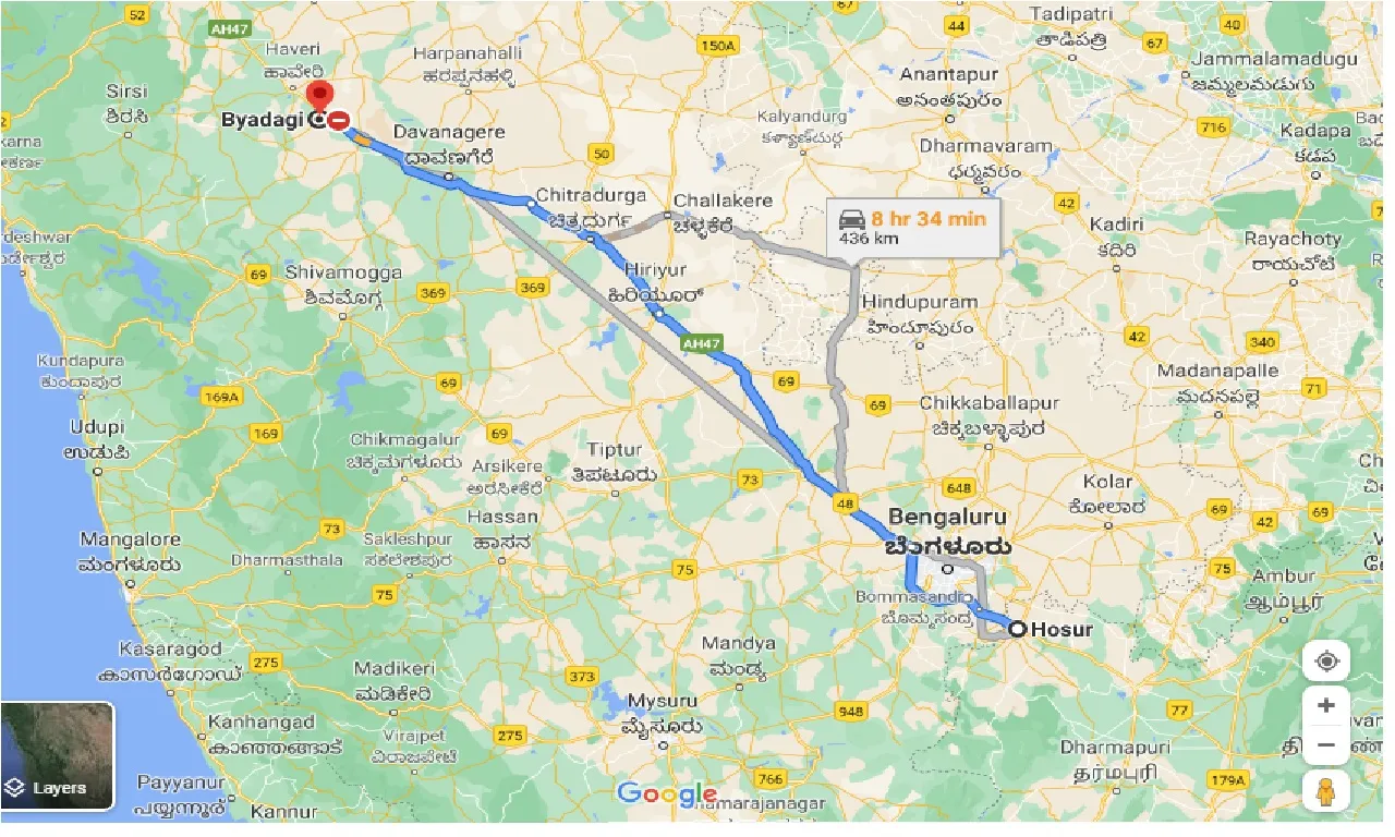 hosur-to-byadgi-one-way