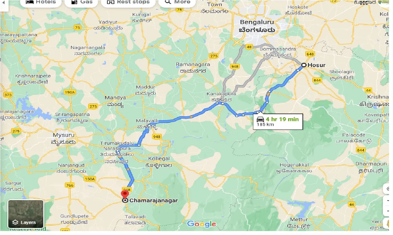 hosur-to-chamarajanagar-taxi