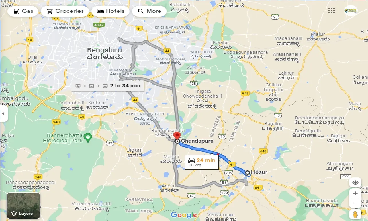 hosur-to-chandapura-round-trip