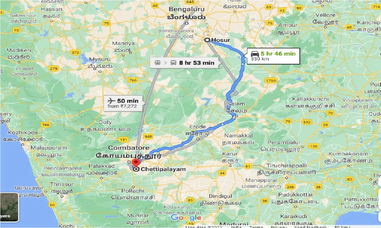 hosur-to-chettipalayam-taxi