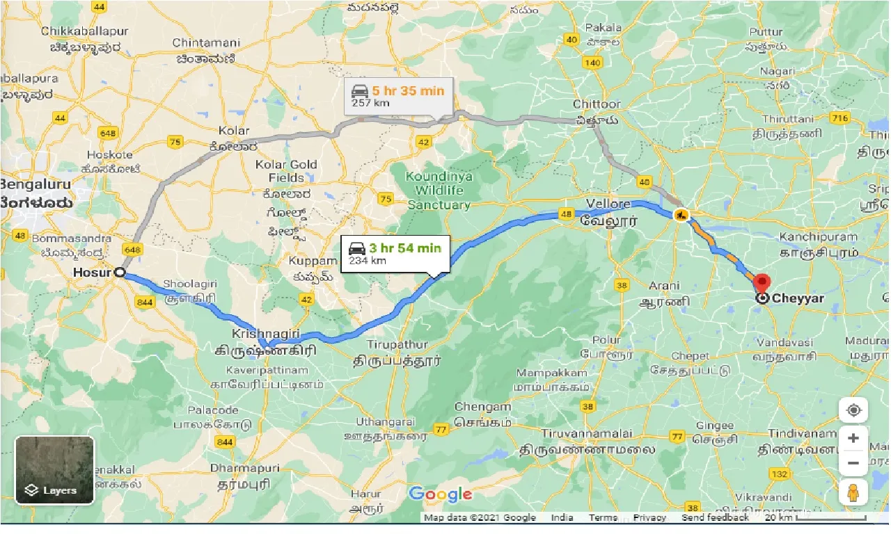 hosur-to-cheyyar-taxi
