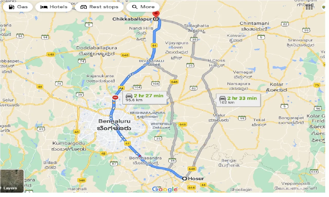 hosur-to-chikballapur-taxi