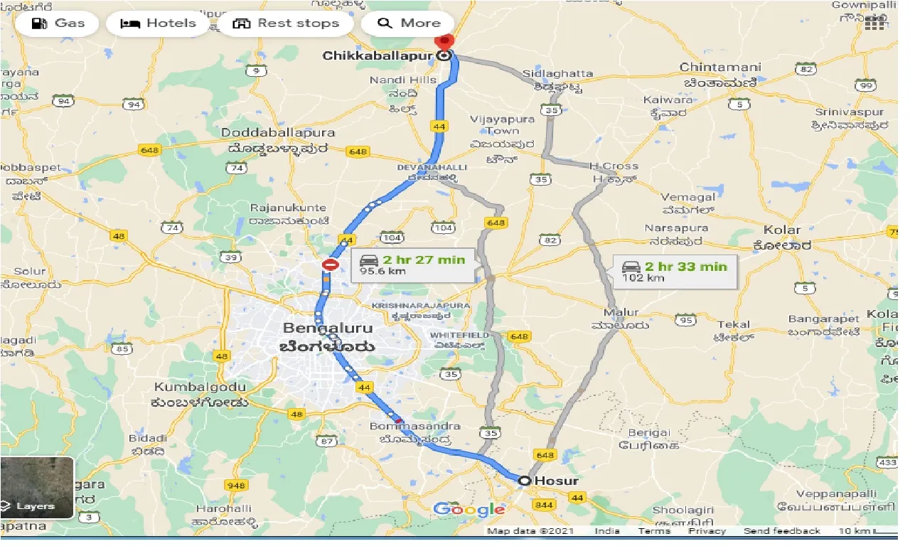 hosur-to-chikkaballapur-taxi