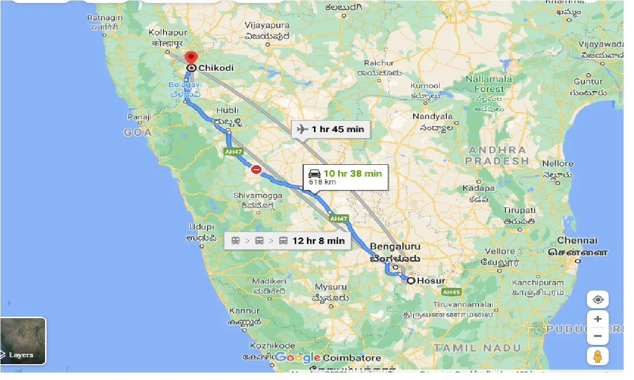 hosur-to-chikodi-one-way