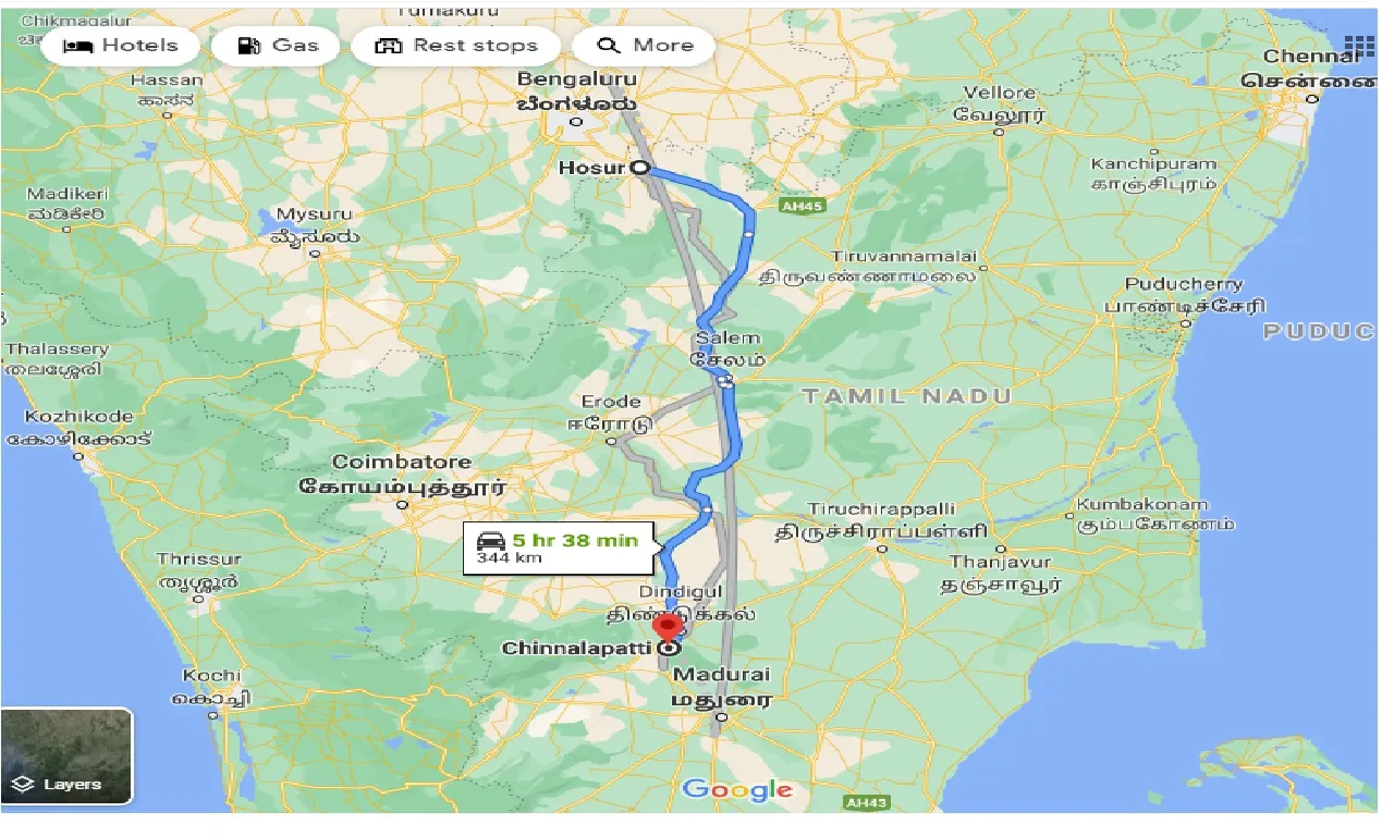 hosur-to-chinnalapatti-taxi
