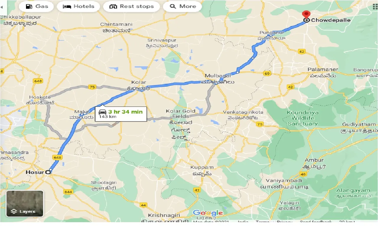 hosur-to-chowdepalle-one-way