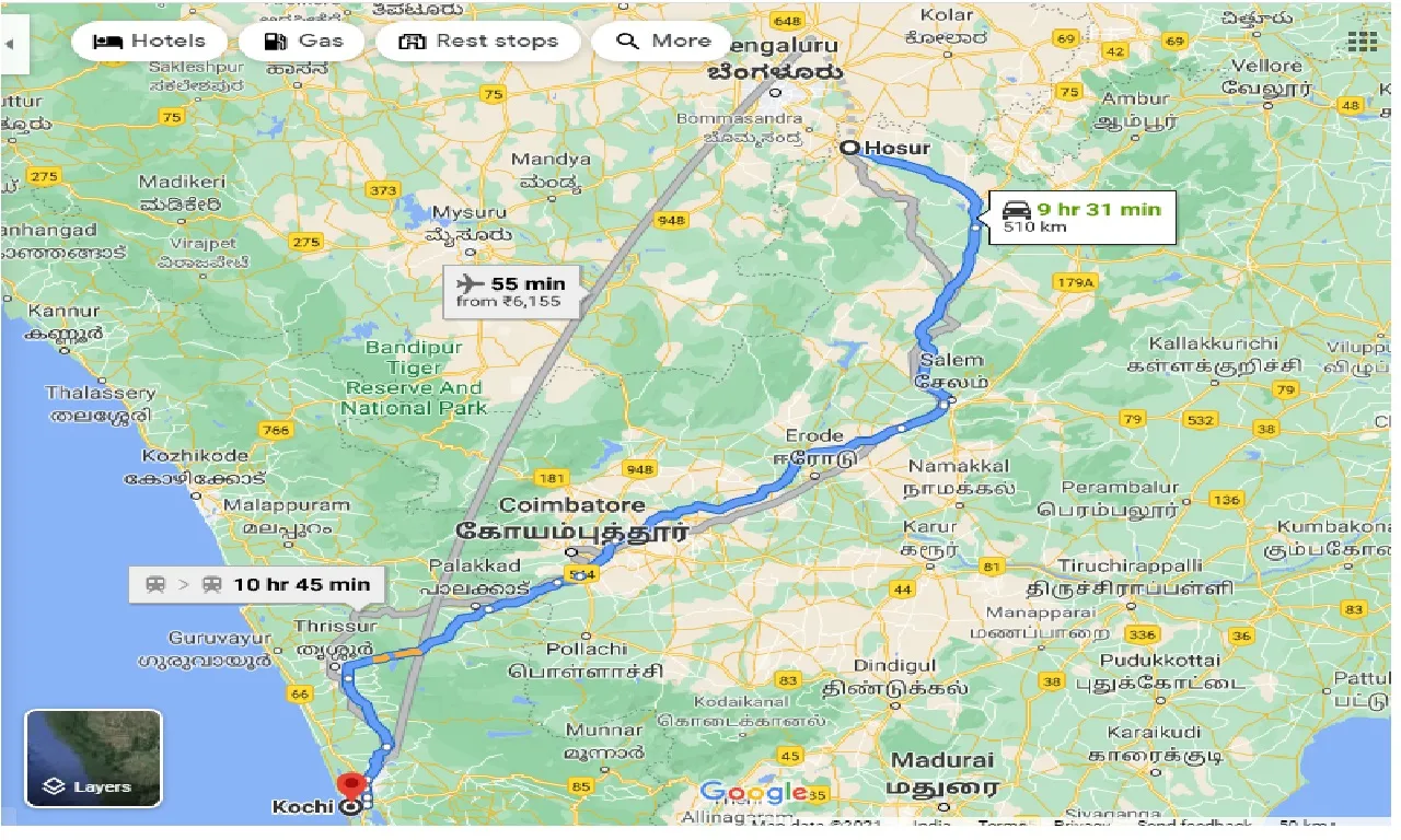 hosur-to-cochin-taxi
