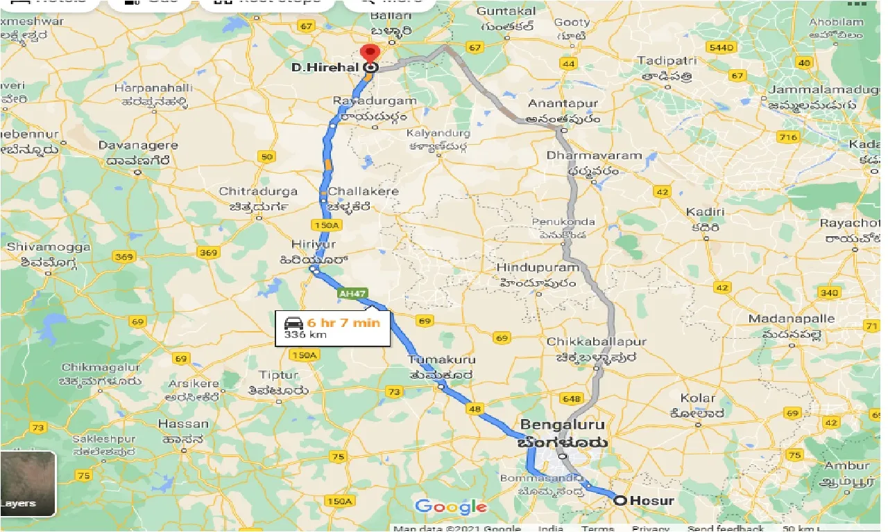 hosur-to-d-hirehal-taxi