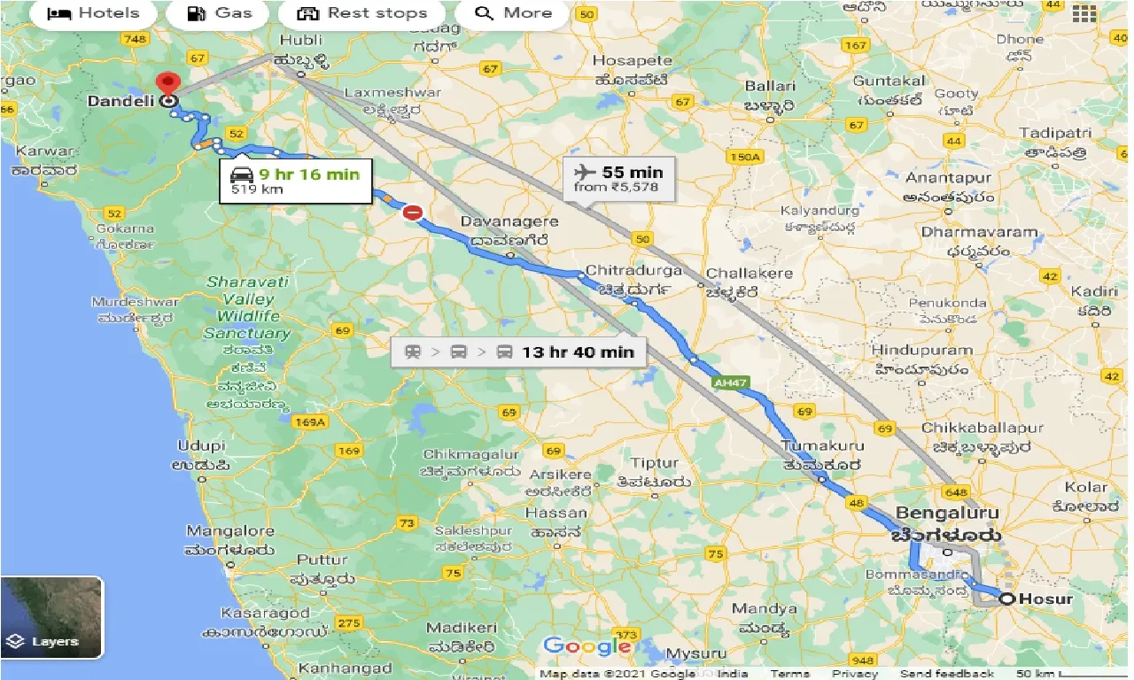 hosur-to-dandeli-one-way