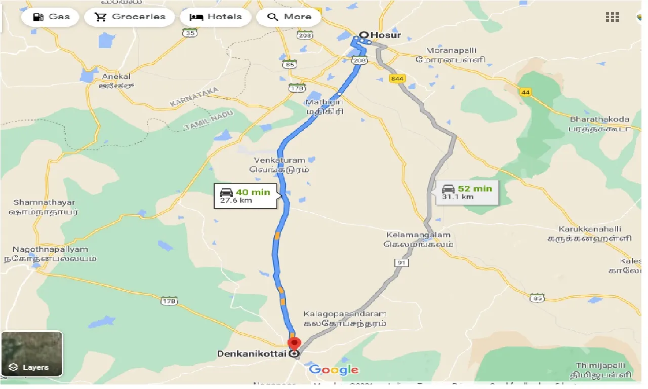 hosur-to-denkanikottai-one-way