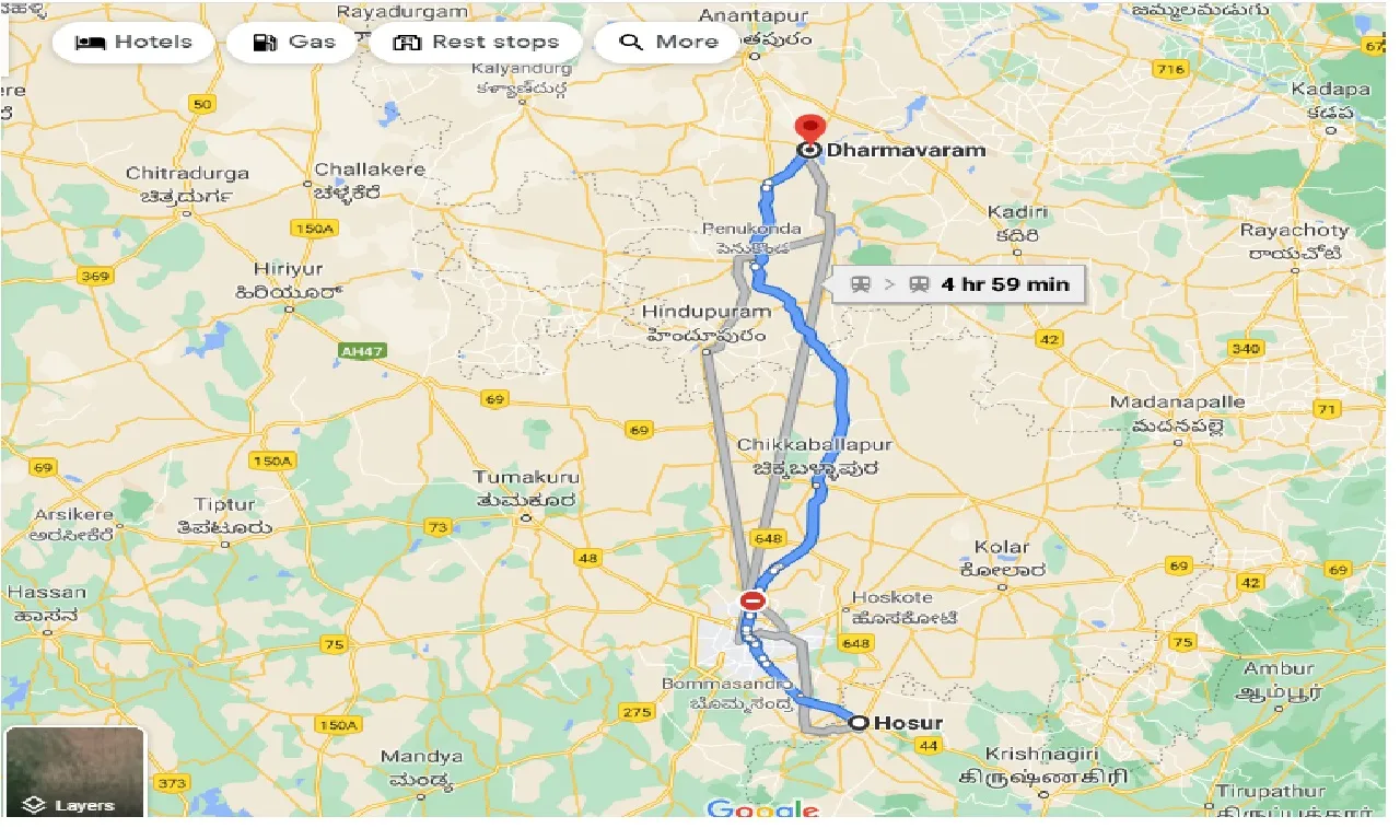 hosur-to-dharmavaram-taxi