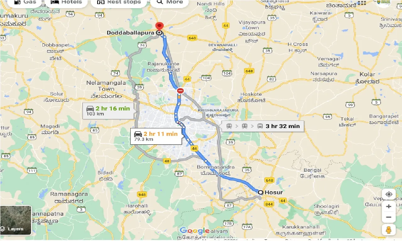 hosur-to-doddaballapura-one-way
