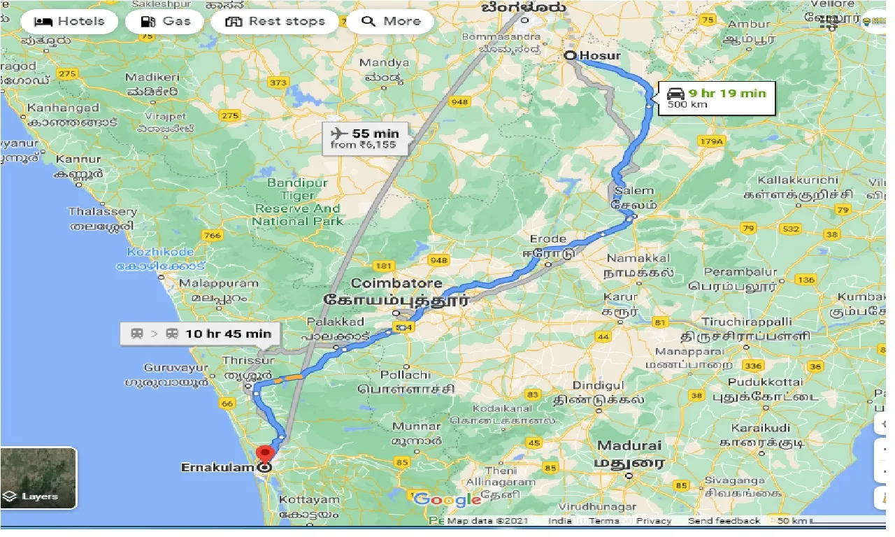 hosur-to-ernakulam-taxi