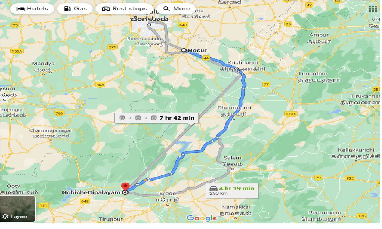 hosur-to-gobichettipalayam-one-way