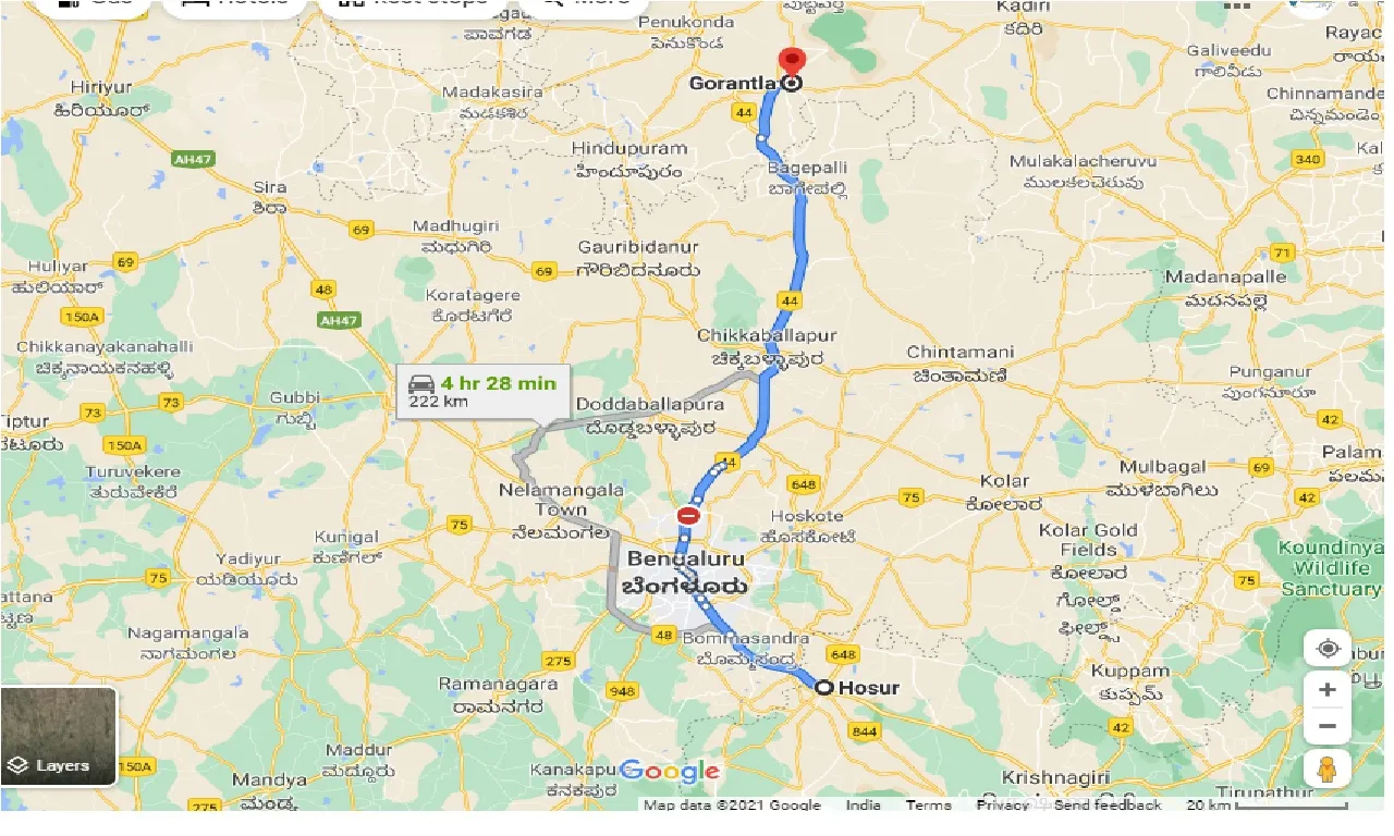 hosur-to-gorantla-one-way