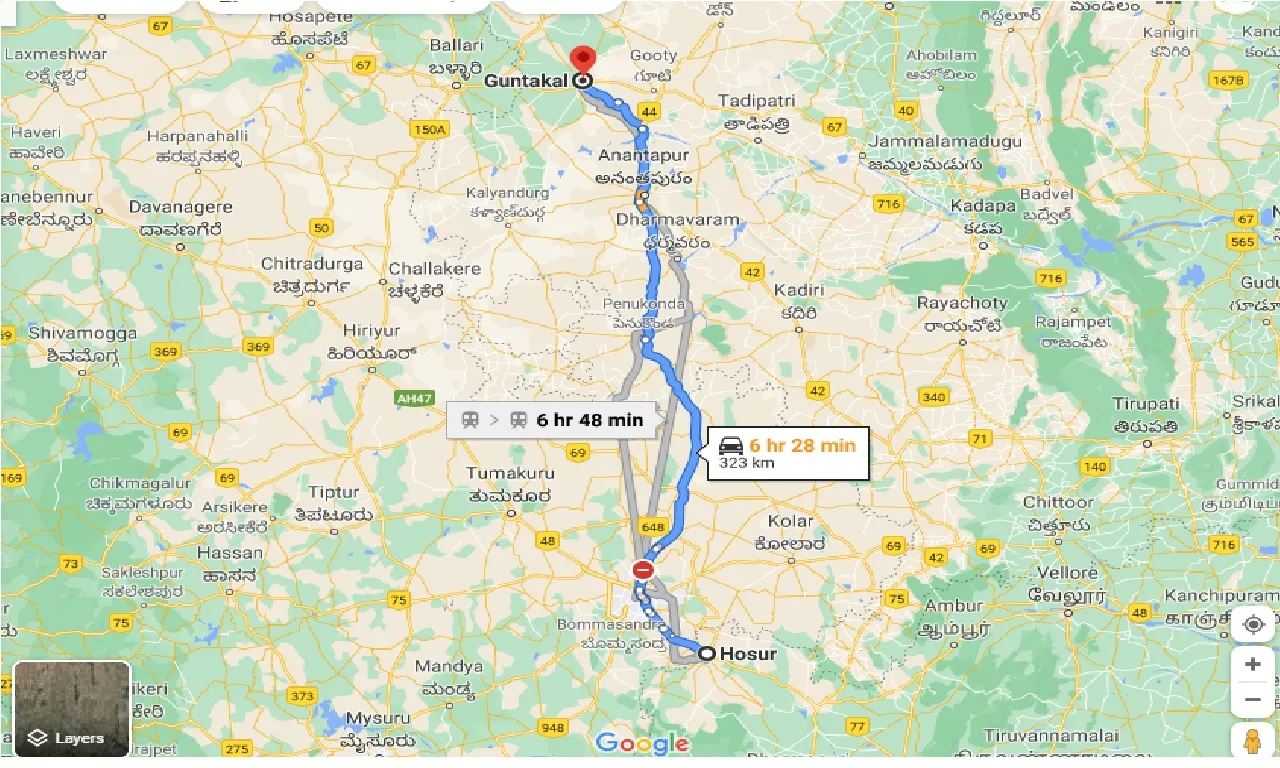 hosur-to-guntakal-taxi