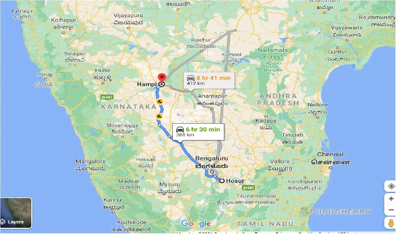 hosur-to-hampi-taxi