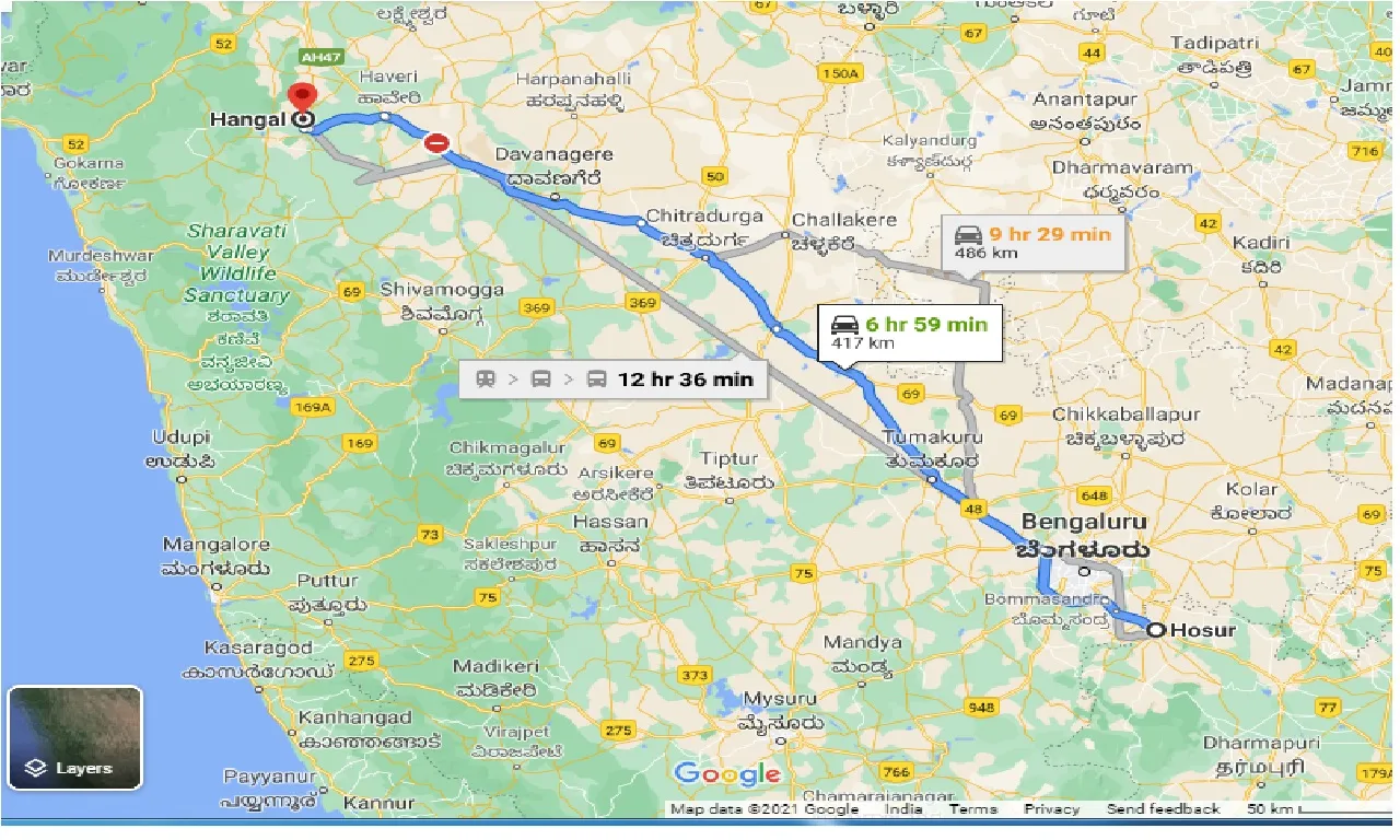 hosur-to-hangal-one-way