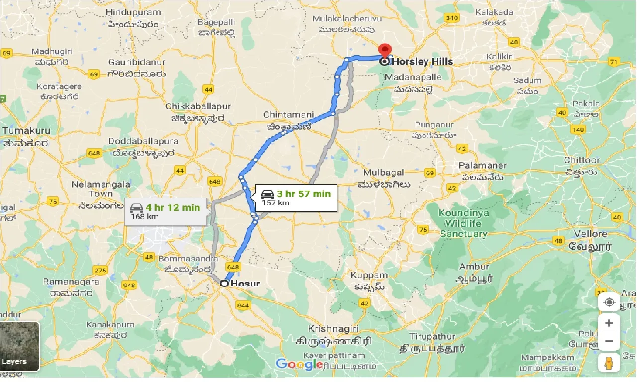 hosur-to-horsley-hills-taxi
