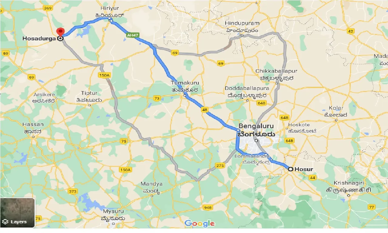 hosur-to-hosdurga-one-way