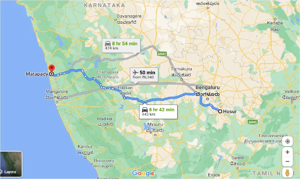 hosur-to-kalikiri-one-way