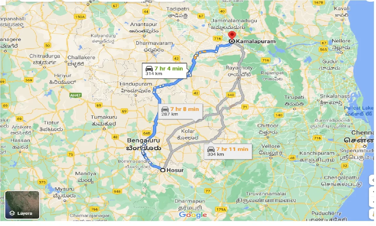 hosur-to-kamalapuram-taxi