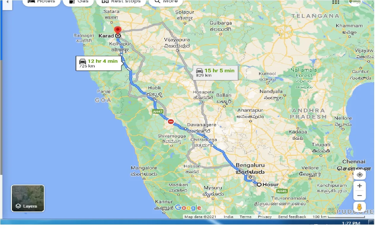 hosur-to-karad-one-way