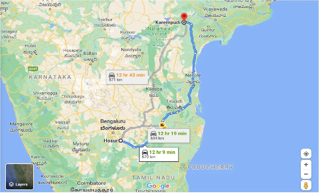 hosur-to-karempudi-one-way