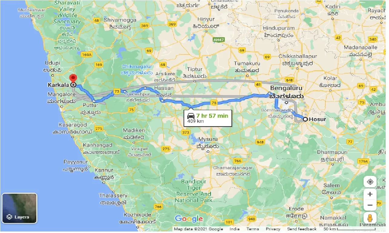 hosur-to-karkala-one-way