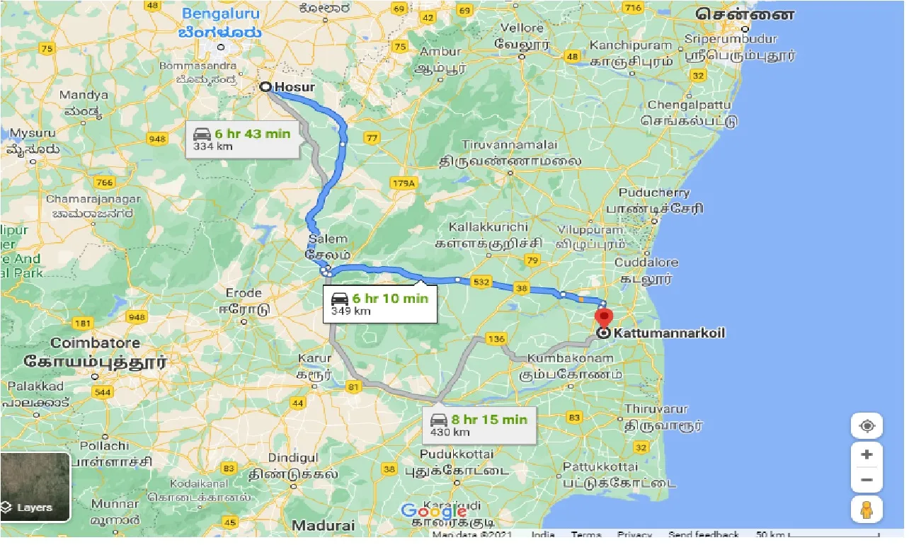 hosur-to-kattumannarkoil-one-way