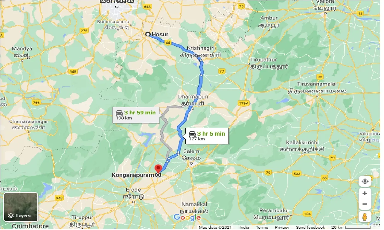 hosur-to-konganapuram-one-way