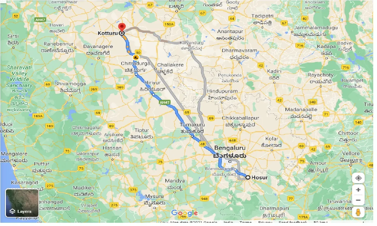 hosur-to-kottur-taxi