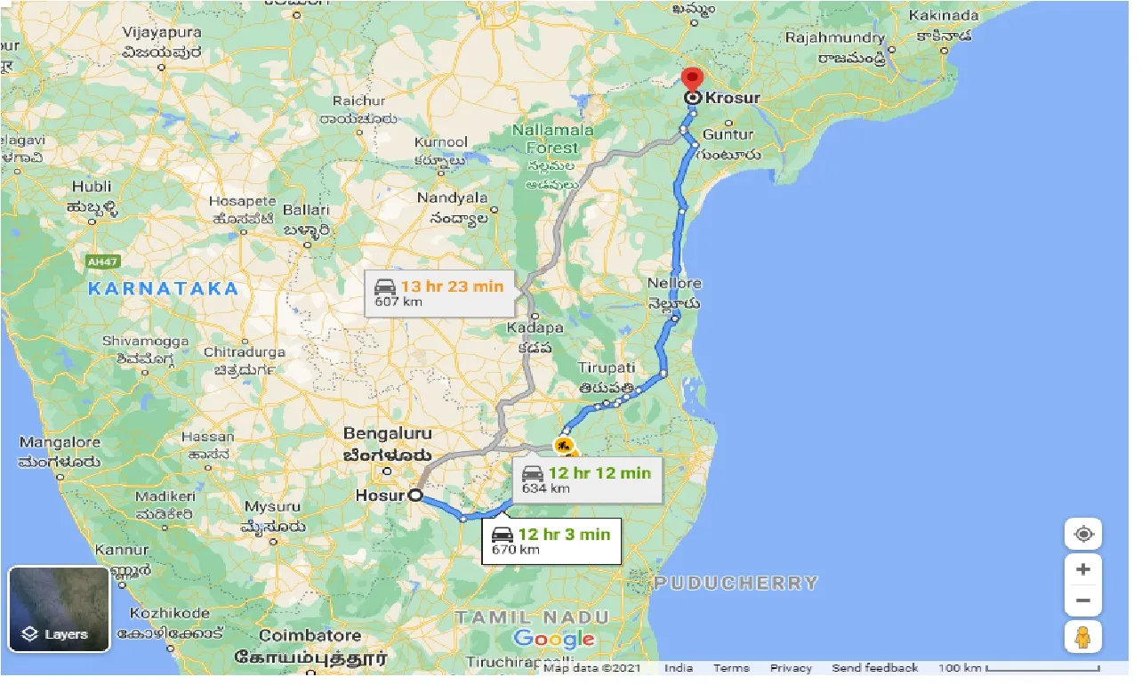 hosur-to-krosuru-taxi