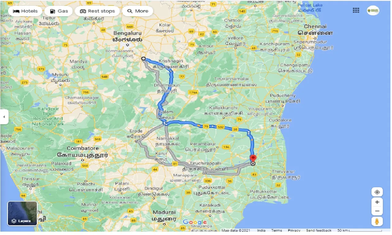 hosur-to-kumbakonam-round-trip