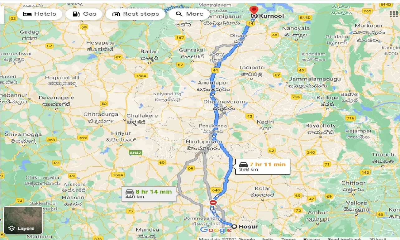 hosur-to-kurnool-taxi
