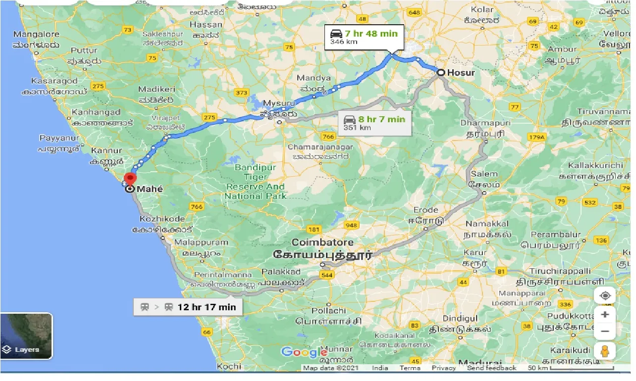 hosur-to-mahe-taxi