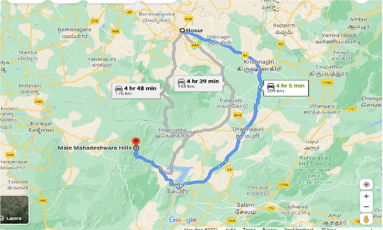 hosur-to-male-mahadeshwara-hills-taxi