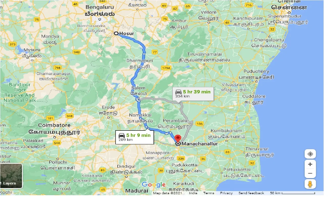 hosur-to-manachanallur-one-way