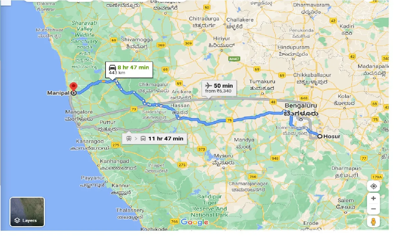 hosur-to-manipal-one-way