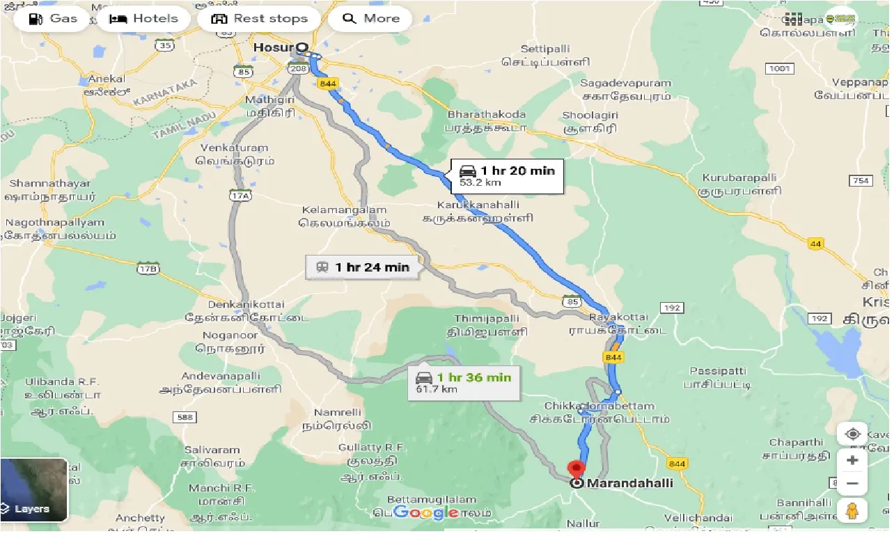 hosur-to-marandahalli-one-way