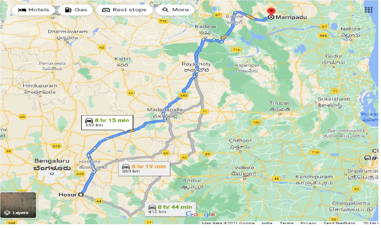 hosur-to-marripadu-one-way