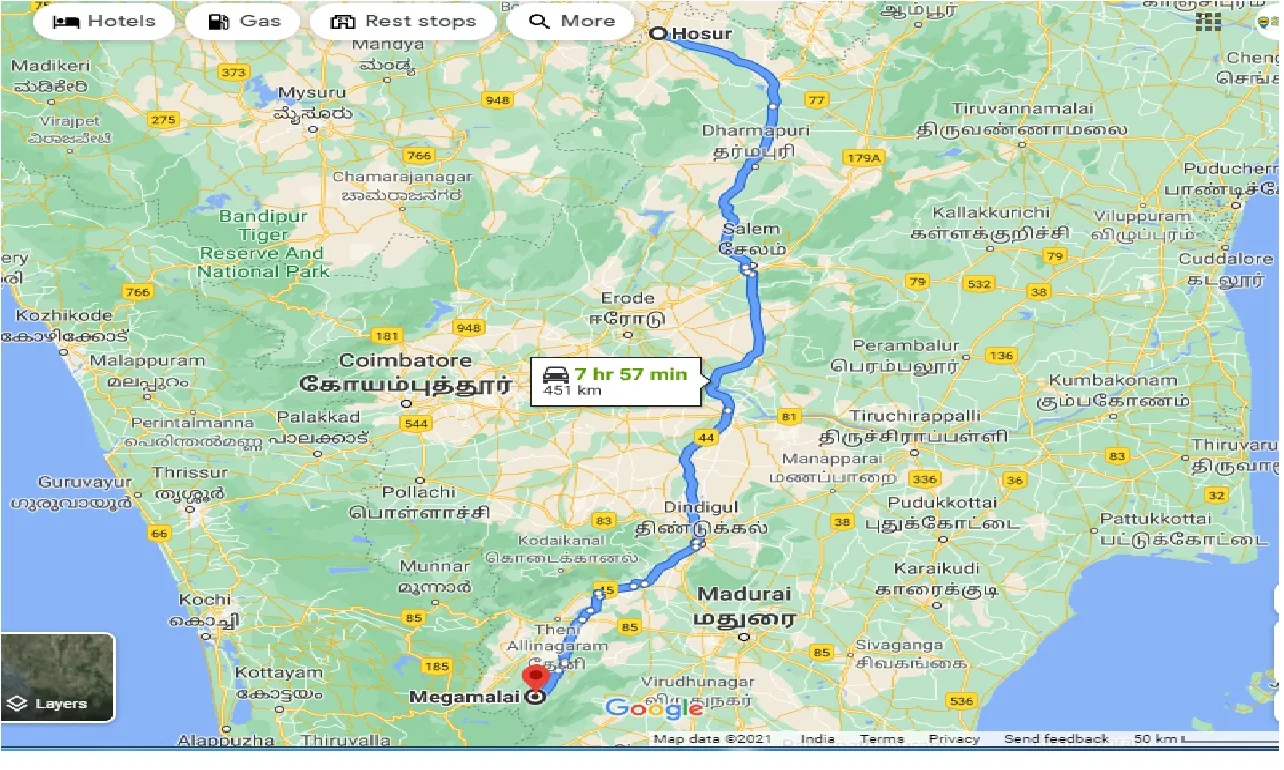hosur-to-meghamalai-taxi