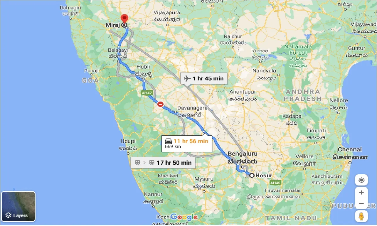 hosur-to-miraj-one-way
