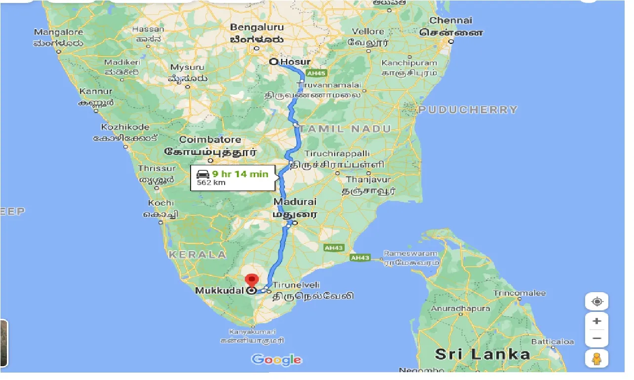 hosur-to-mukkudal-one-way