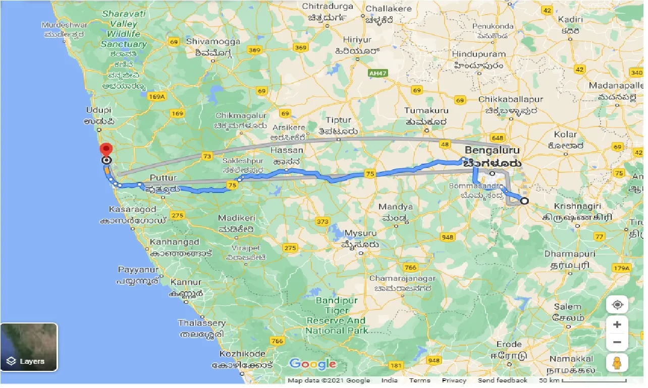 hosur-to-mulki-one-way