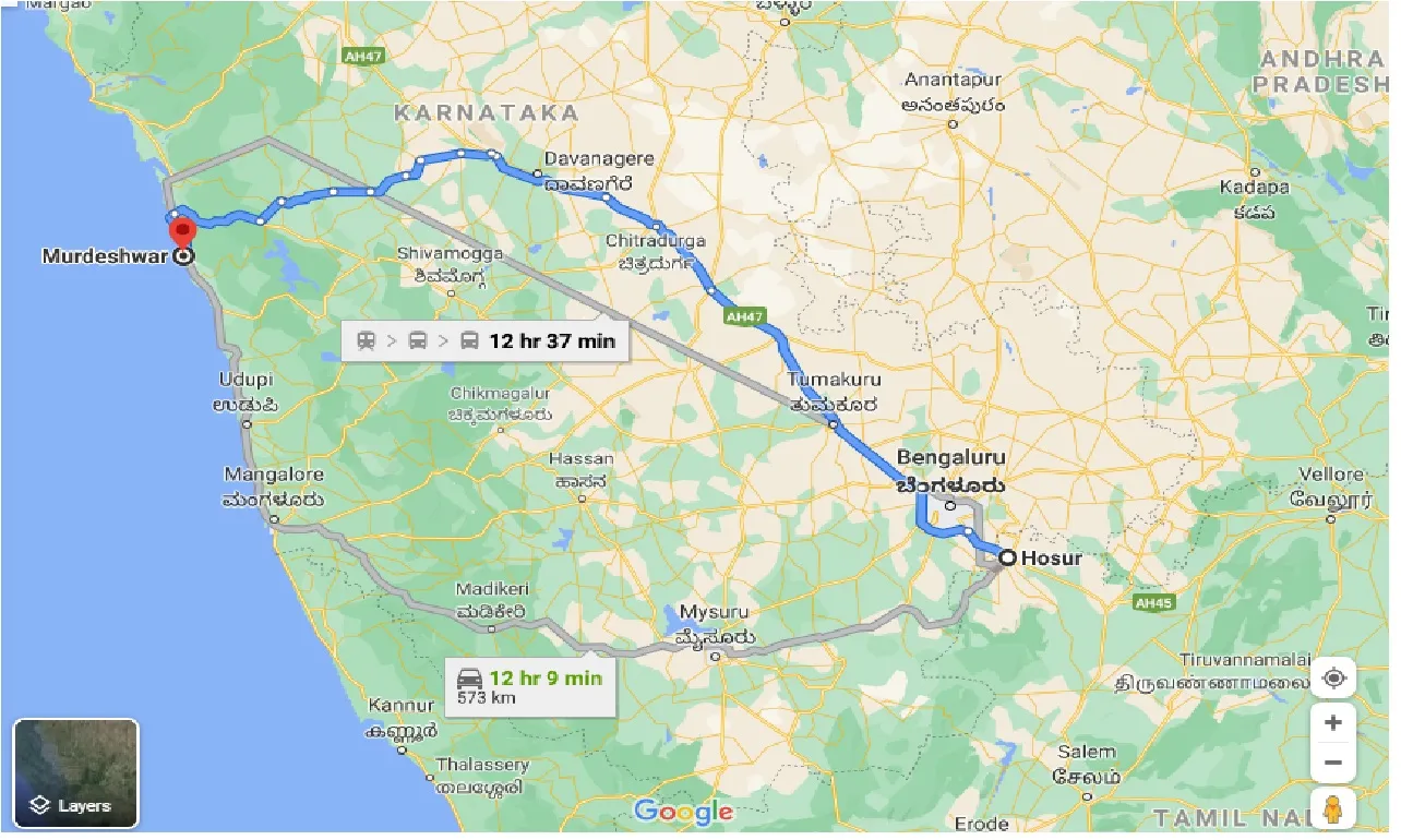 hosur-to-murudeshwar-taxi