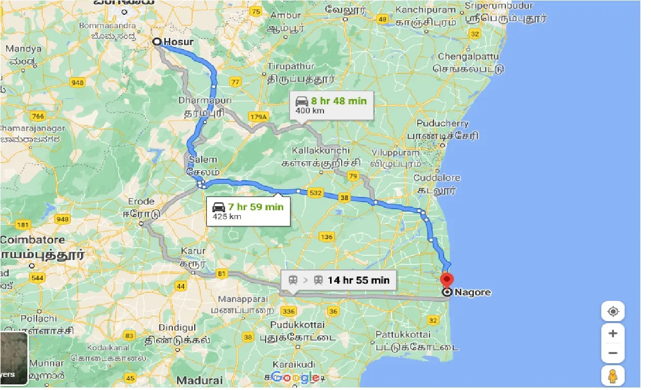 hosur-to-nagore-one-way