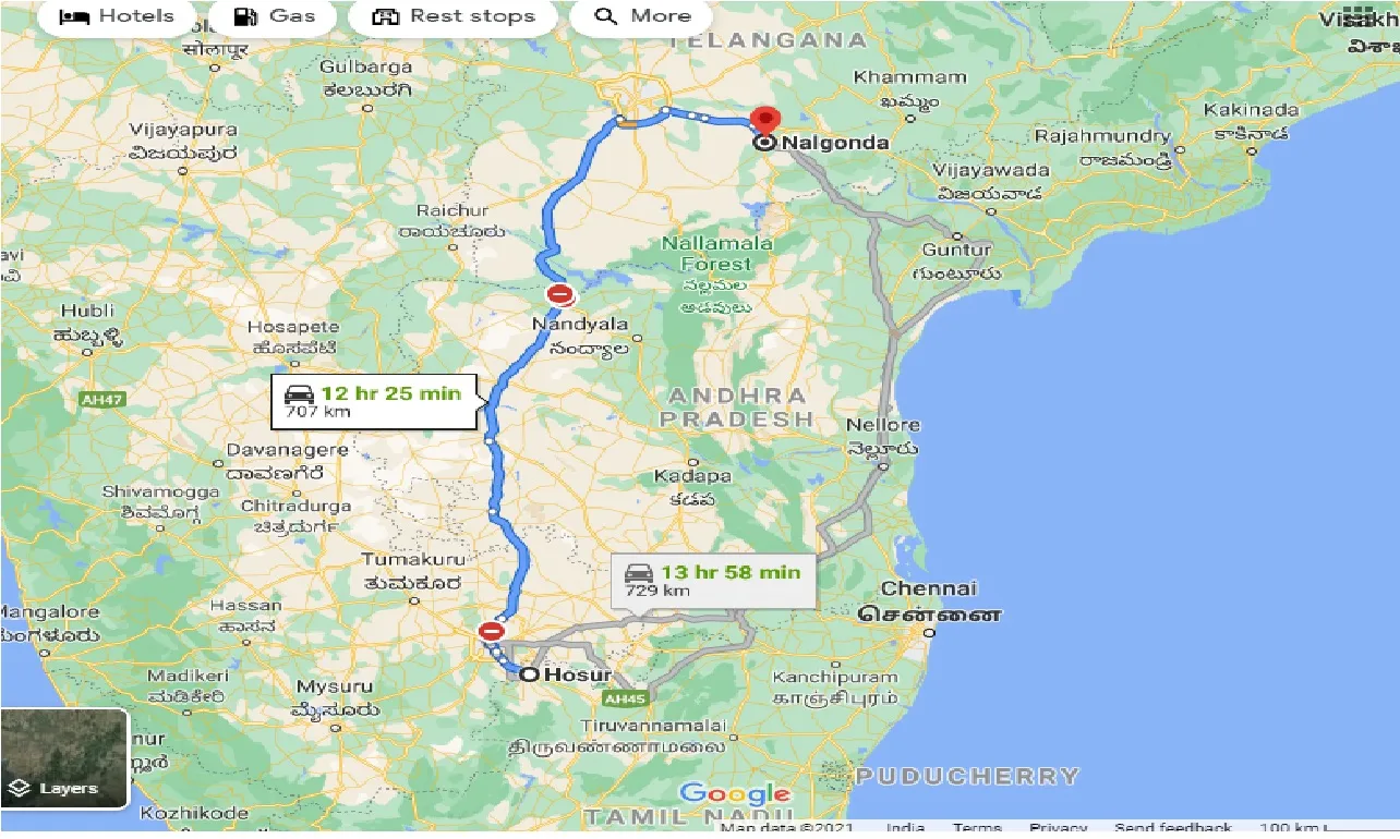 hosur-to-nalgonda-one-way