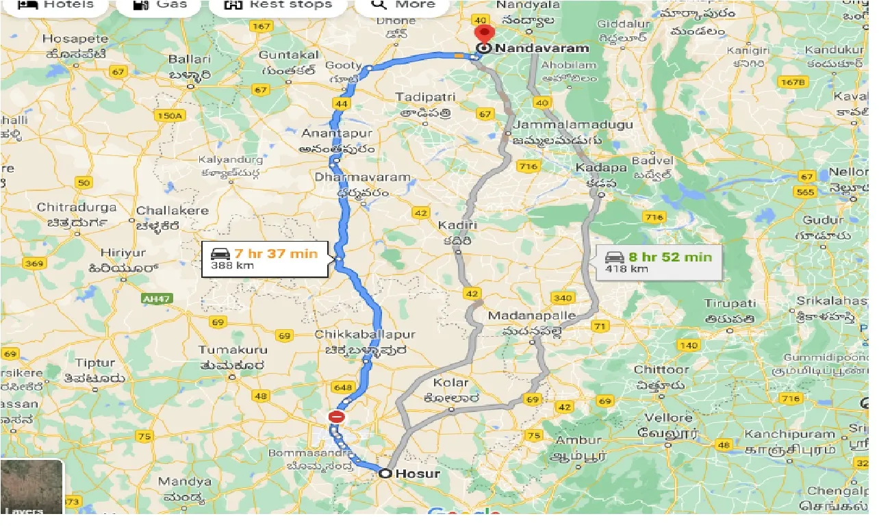hosur-to-nandavaram-one-way