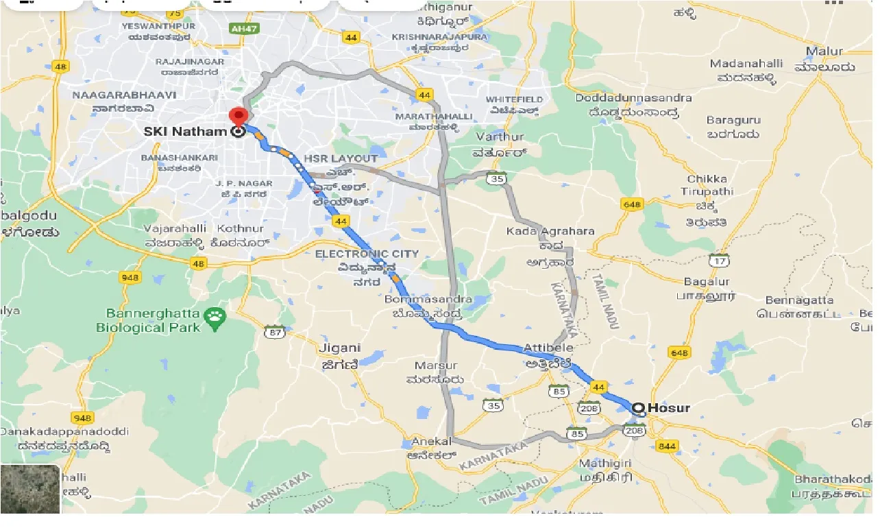 hosur-to-natham-one-way
